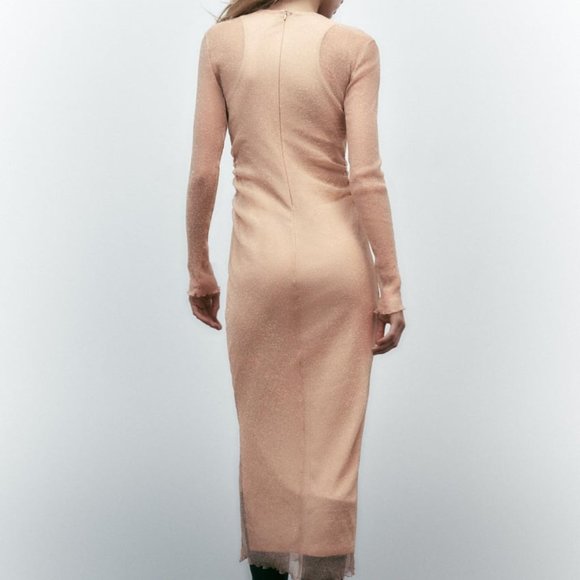 NWT SPARKLY TULLE DRESS  BRONZE 4688/242. - Picture 4 of 10